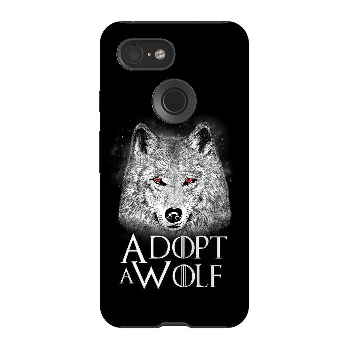 Pixel 3 StrongFit Adopt a Wolf by eduely