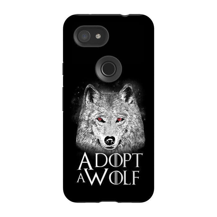 Pixel 3A StrongFit Adopt a Wolf by eduely