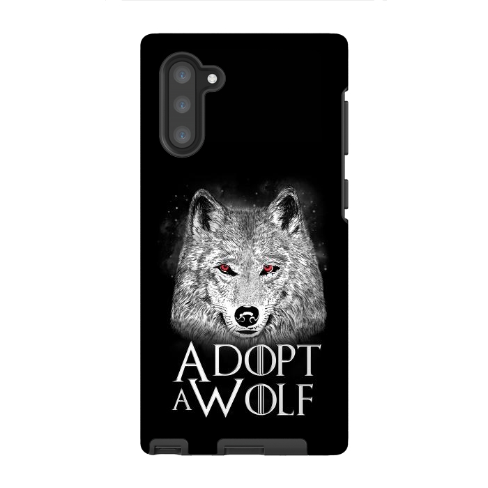 Galaxy Note 10 StrongFit Adopt a Wolf by eduely