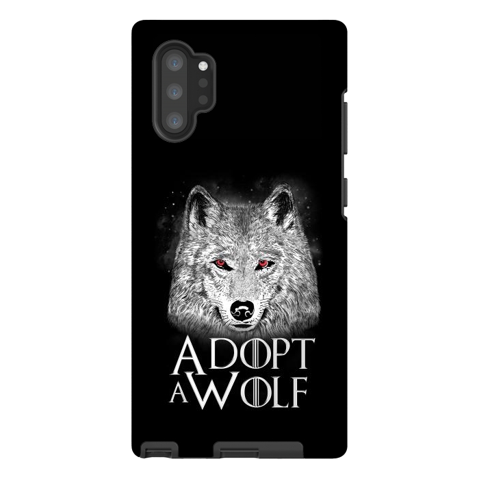 Galaxy Note 10 plus StrongFit Adopt a Wolf by eduely