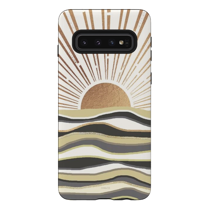 Galaxy S10 StrongFit Sun Breeze-Vanilla shade by ''CVogiatzi.