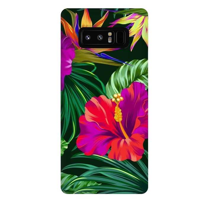 Galaxy Note 8 StrongFit Cute Tropical Floral Pattern XVI by ArtsCase