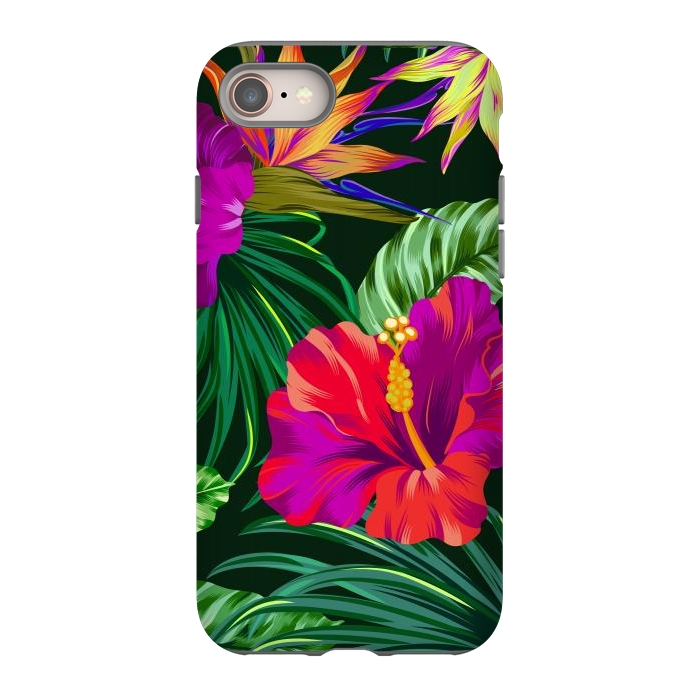 iPhone 8 StrongFit Cute Tropical Floral Pattern XVI by ArtsCase