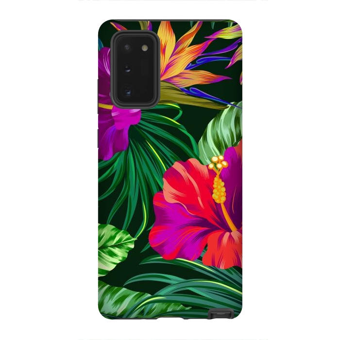 Galaxy Note 20 StrongFit Cute Tropical Floral Pattern XVI by ArtsCase