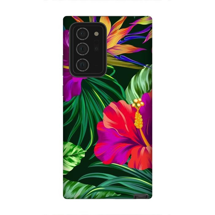 Galaxy Note 20 Ultra StrongFit Cute Tropical Floral Pattern XVI by ArtsCase
