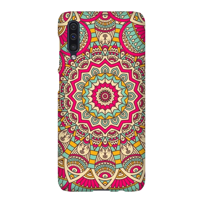 Galaxy A50 SlimFit Ethnic floral seamless and Madala pattern por ArtsCase