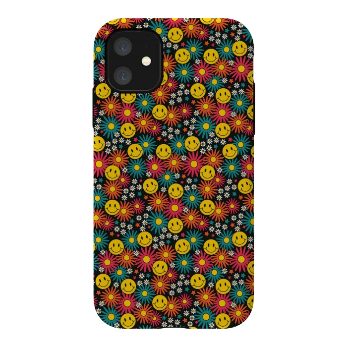 iPhone 11 StrongFit summer smile pattern by MALLIKA