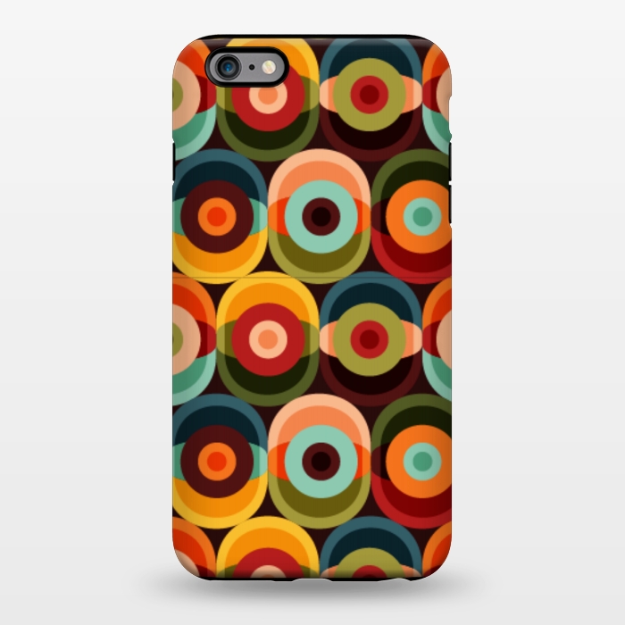 iPhone 6/6s plus StrongFit geometrical groovy pattern 2  by MALLIKA