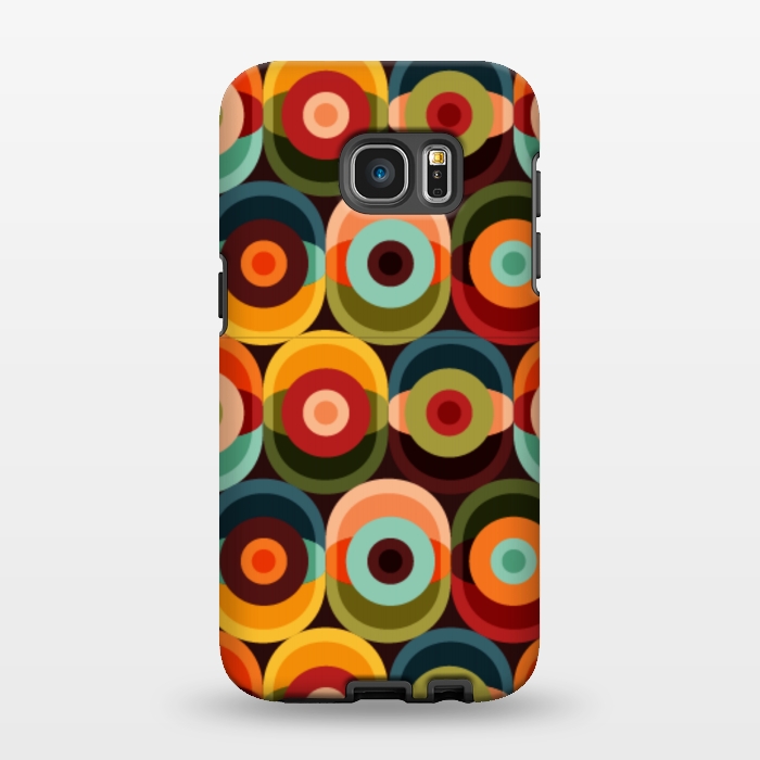 Galaxy S7 EDGE StrongFit geometrical groovy pattern 2  by MALLIKA