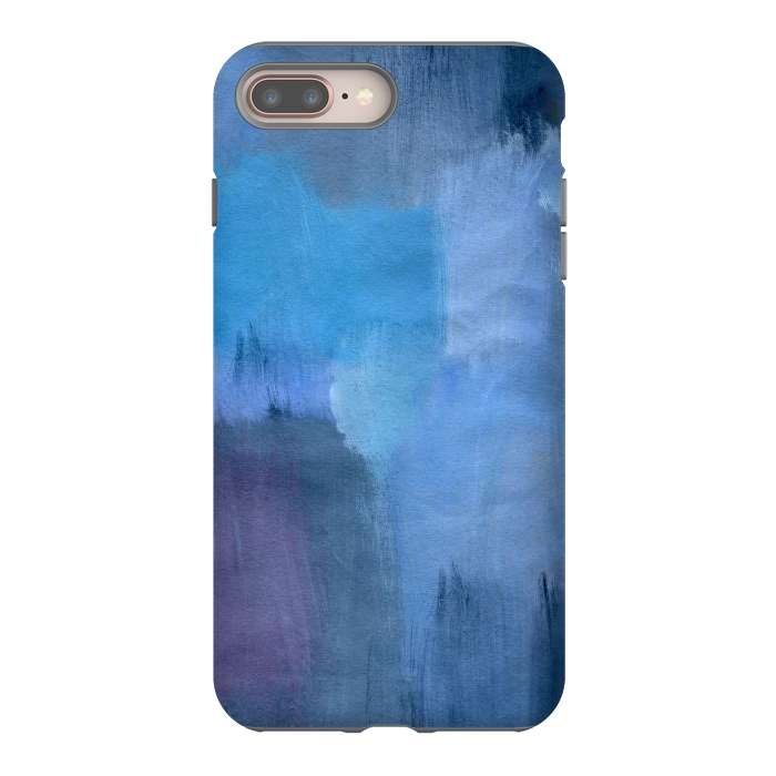 iPhone 7 plus StrongFit Blue Ocean Abstract Painting by Nic Squirrell