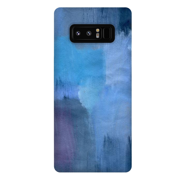 Galaxy Note 8 StrongFit Blue Ocean Abstract Painting by Nic Squirrell