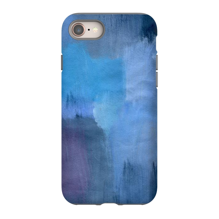 iPhone 8 StrongFit Blue Ocean Abstract Painting by Nic Squirrell