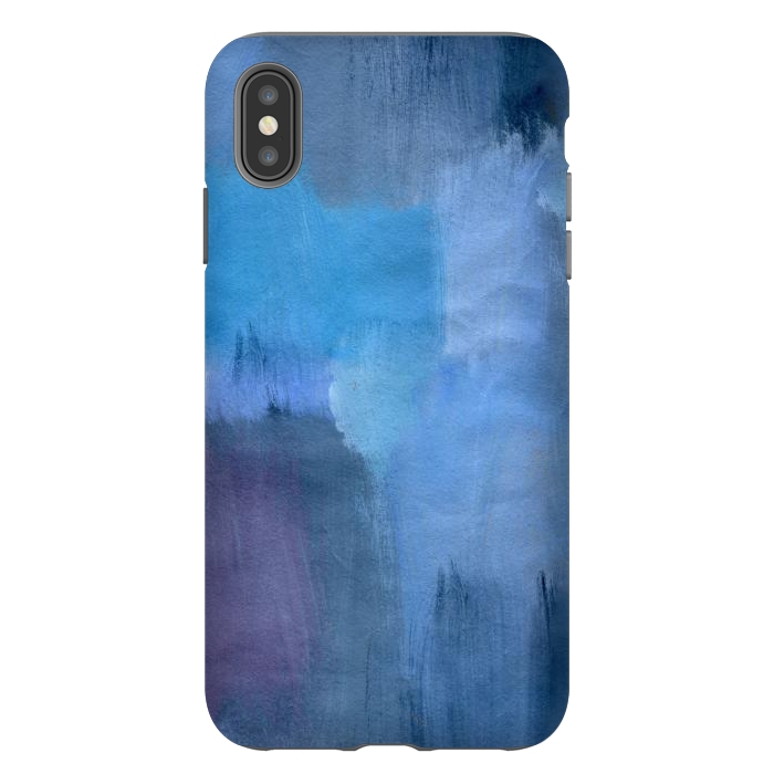 iPhone Xs Max StrongFit Blue Ocean Abstract Painting by Nic Squirrell