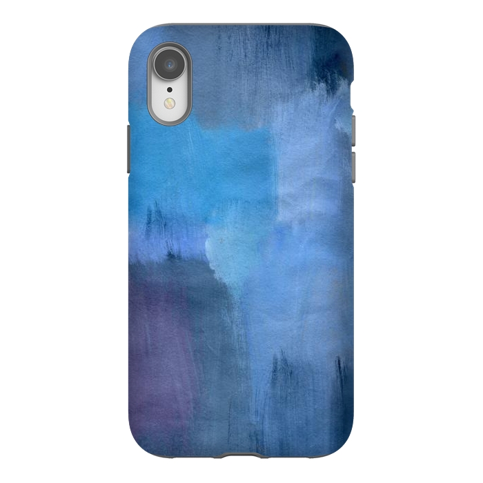iPhone Xr StrongFit Blue Ocean Abstract Painting by Nic Squirrell