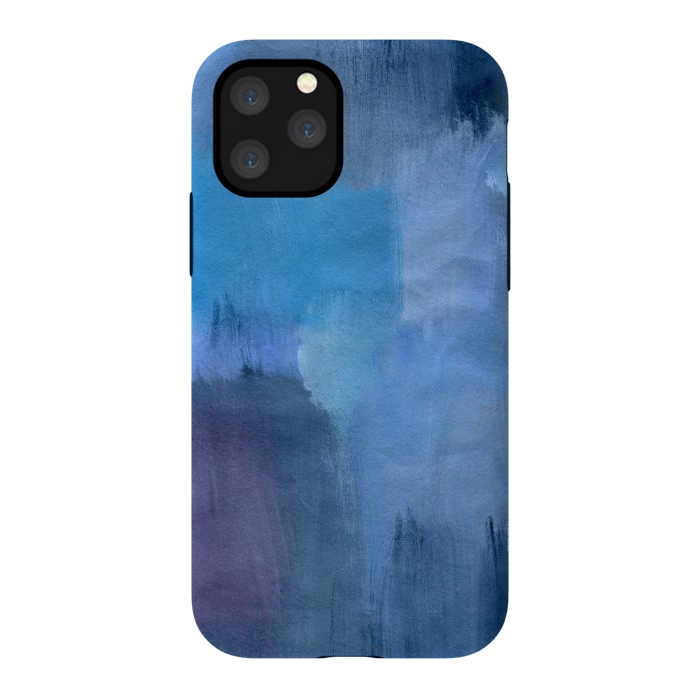 iPhone 11 Pro StrongFit Blue Ocean Abstract Painting by Nic Squirrell