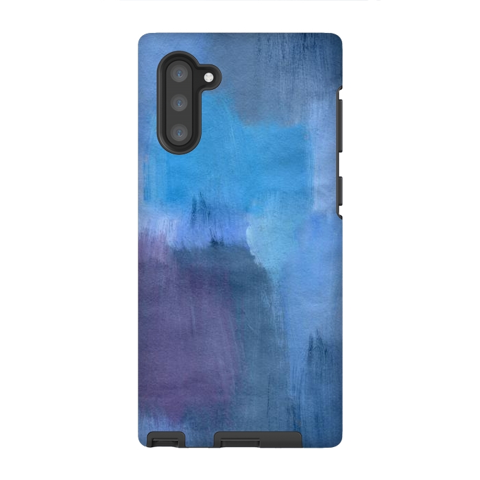Galaxy Note 10 StrongFit Blue Ocean Abstract Painting by Nic Squirrell