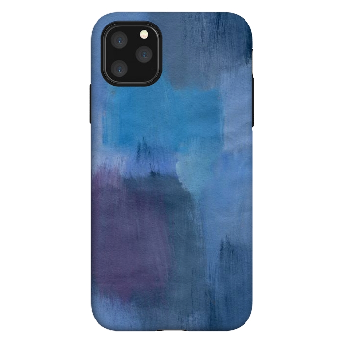 iPhone 11 Pro Max StrongFit Blue Ocean Abstract Painting by Nic Squirrell