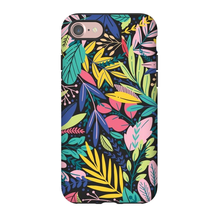 iPhone 7 StrongFit Tropical Flowers by ArtsCase