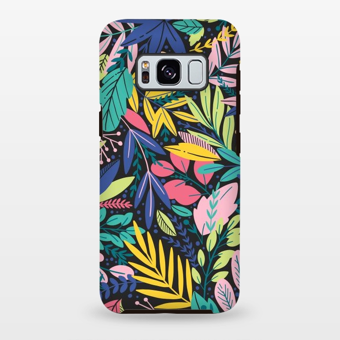 Galaxy S8 plus StrongFit Tropical Flowers by ArtsCase
