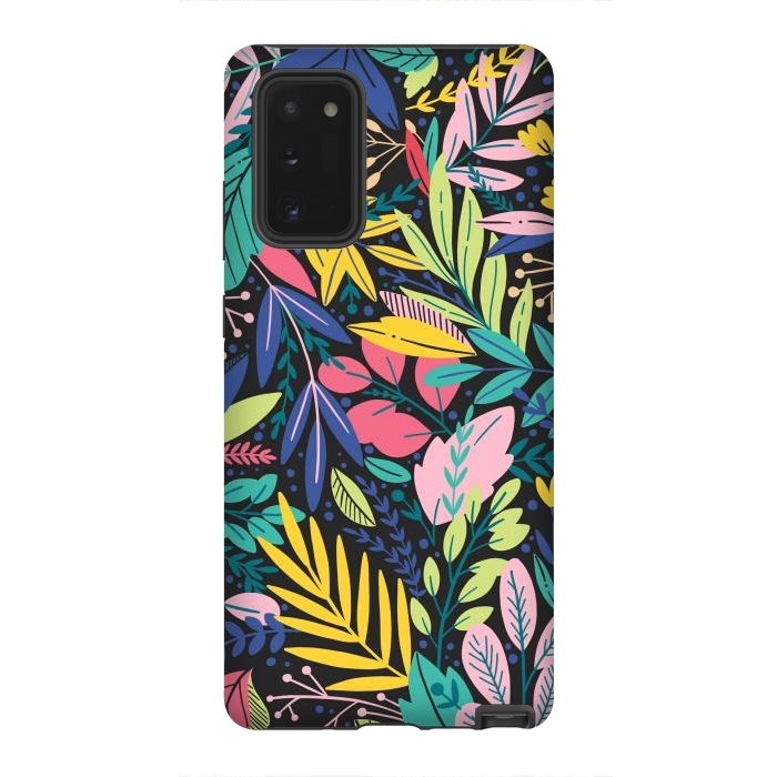Galaxy Note 20 StrongFit Tropical Flowers by ArtsCase