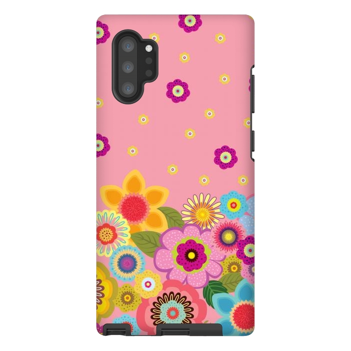 Galaxy Note 10 plus StrongFit assorted spring flowers by ArtsCase