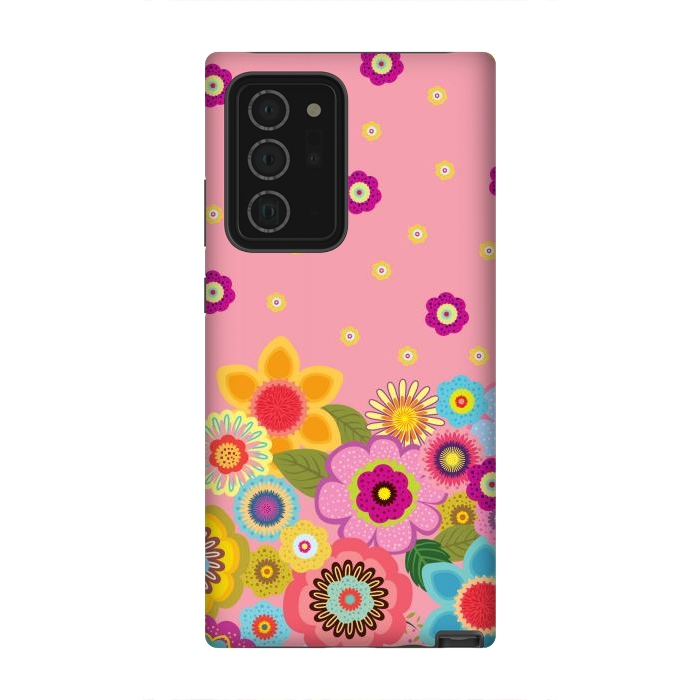 Galaxy Note 20 Ultra StrongFit assorted spring flowers by ArtsCase