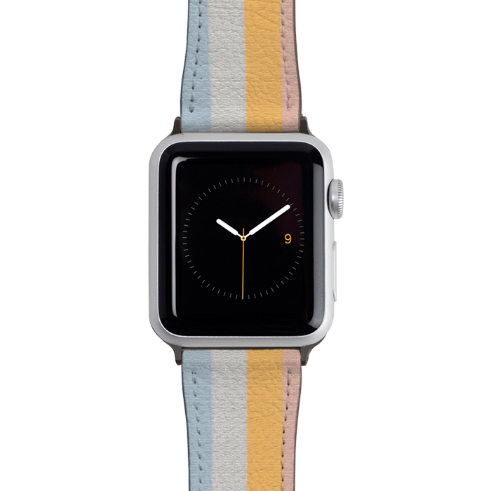 Watch 38mm / 40mm Strap PU leather The Rainbow of Calm by ''CVogiatzi.