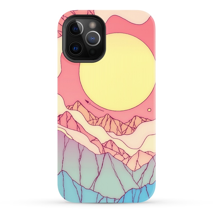 iPhone 12 Pro StrongFit Summer space planet by Steve Wade (Swade)