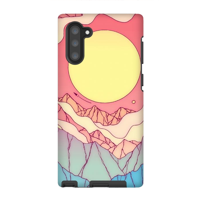 Galaxy Note 10 StrongFit Summer space planet by Steve Wade (Swade)