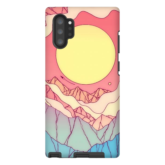 Galaxy Note 10 plus StrongFit Summer space planet by Steve Wade (Swade)