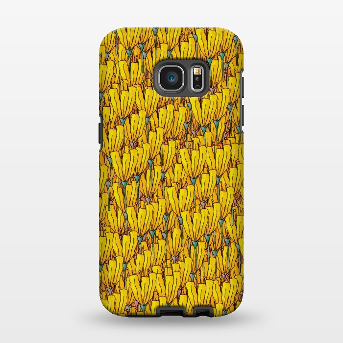 Galaxy S7 EDGE StrongFit Spring yellow flowers by Steve Wade (Swade)