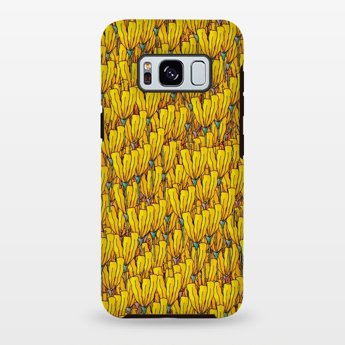 Galaxy S8 plus StrongFit Spring yellow flowers by Steve Wade (Swade)