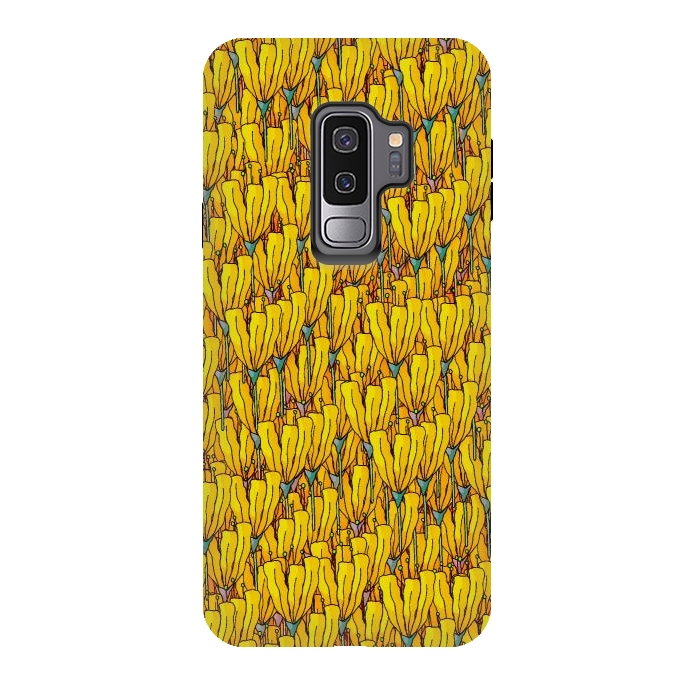 Galaxy S9 plus StrongFit Spring yellow flowers by Steve Wade (Swade)