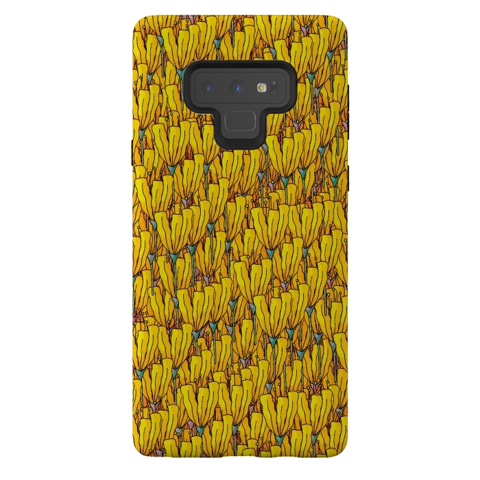 Galaxy Note 9 StrongFit Spring yellow flowers by Steve Wade (Swade)