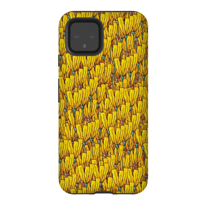 Pixel 4 StrongFit Spring yellow flowers by Steve Wade (Swade)