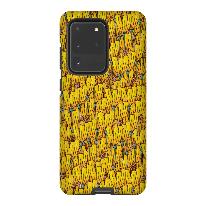 Galaxy S20 Ultra StrongFit Spring yellow flowers by Steve Wade (Swade)
