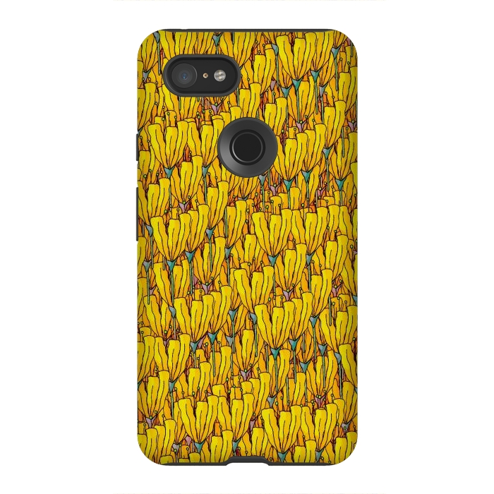 Pixel 3XL StrongFit Spring yellow flowers by Steve Wade (Swade)