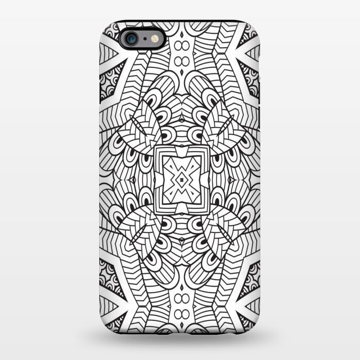 iPhone 6/6s plus StrongFit doodle mandala modern art by haroulita