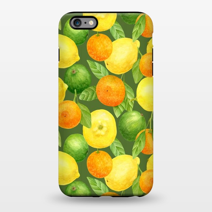 iPhone 6/6s plus StrongFit summer fruits lemons and oranges by haroulita