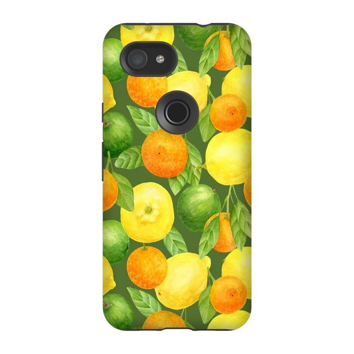Pixel 3A StrongFit summer fruits lemons and oranges by haroulita