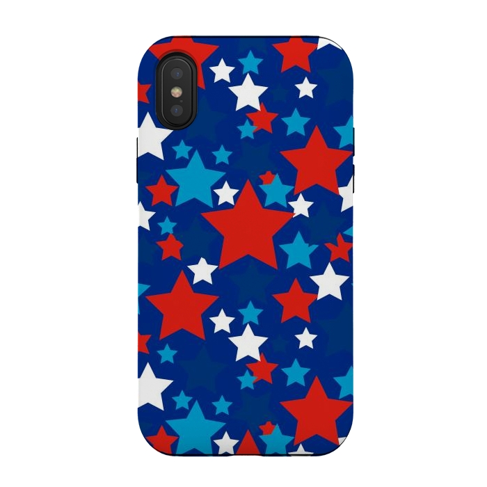 iPhone Xs / X StrongFit patriotic stars  by haroulita