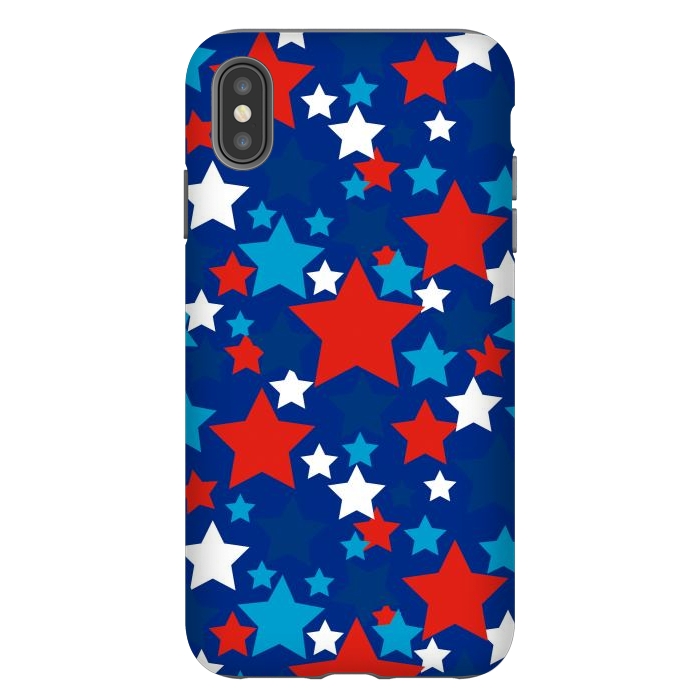 iPhone Xs Max StrongFit patriotic stars  by haroulita
