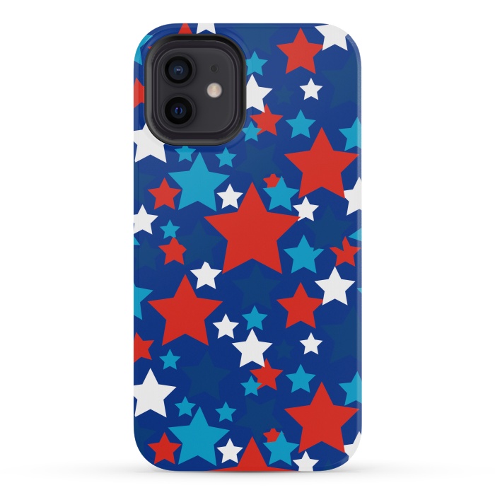 iPhone 12 mini StrongFit patriotic stars  by haroulita