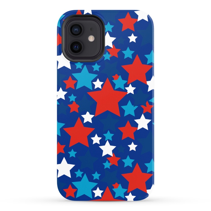 iPhone 12 StrongFit patriotic stars  by haroulita