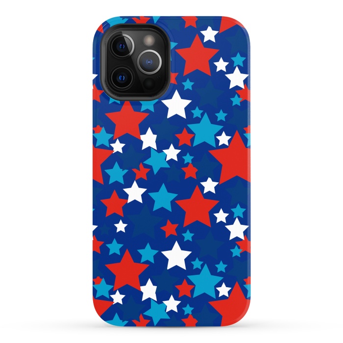 iPhone 12 Pro Max StrongFit patriotic stars  by haroulita