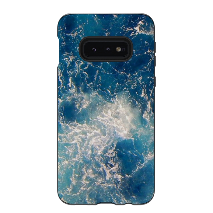 Galaxy S10e StrongFit ocean waves by haroulita