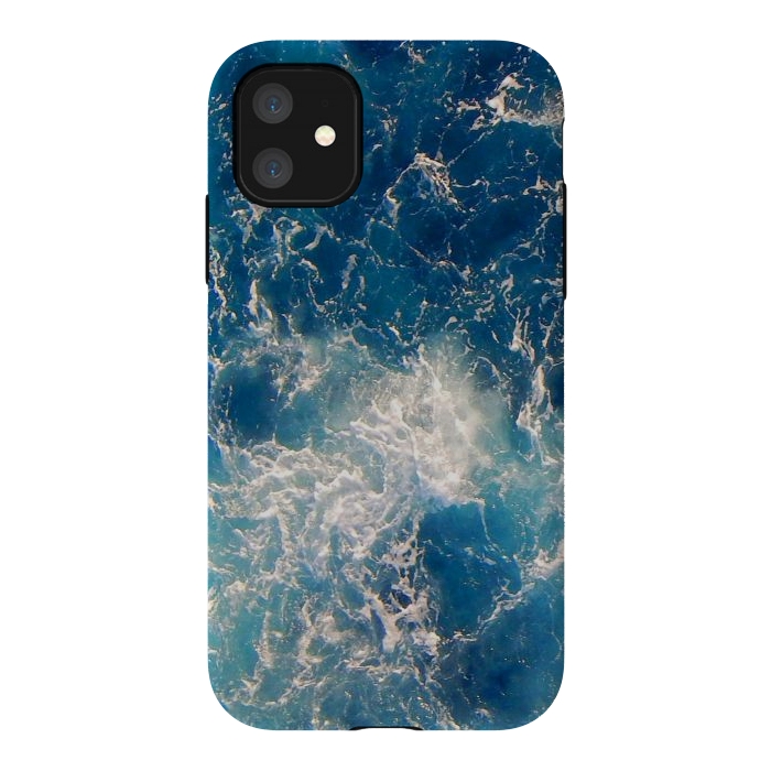 iPhone 11 StrongFit ocean waves by haroulita