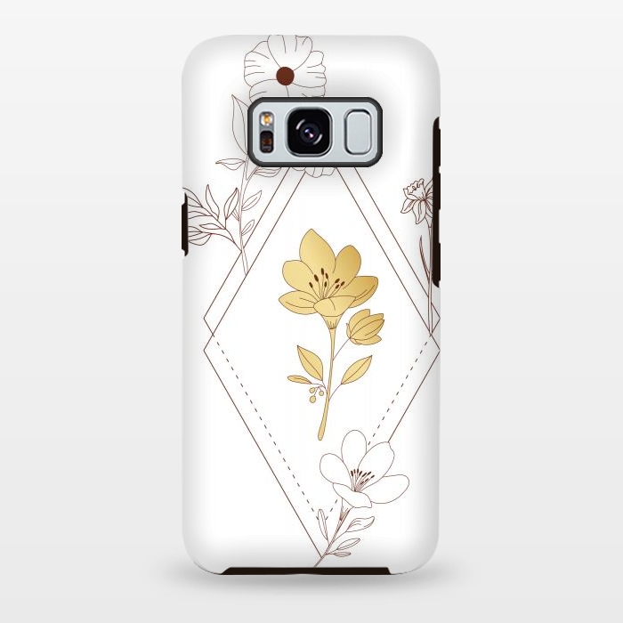 Galaxy S8 plus StrongFit gold flower  by haroulita