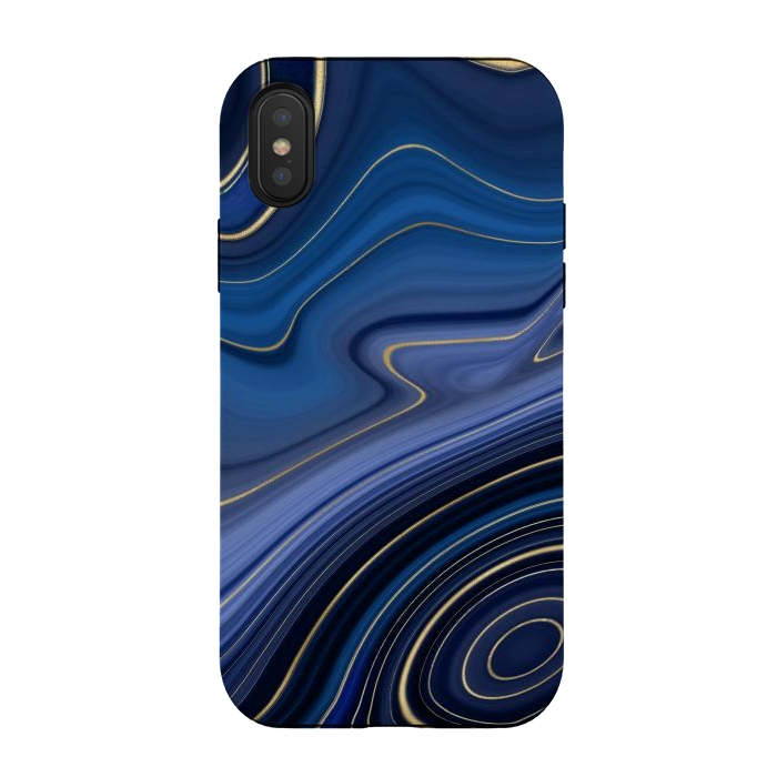 iPhone Xs / X StrongFit lapis lazuli ii by haroulita