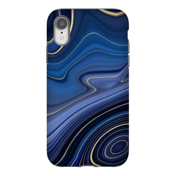 iPhone Xr StrongFit lapis lazuli ii by haroulita